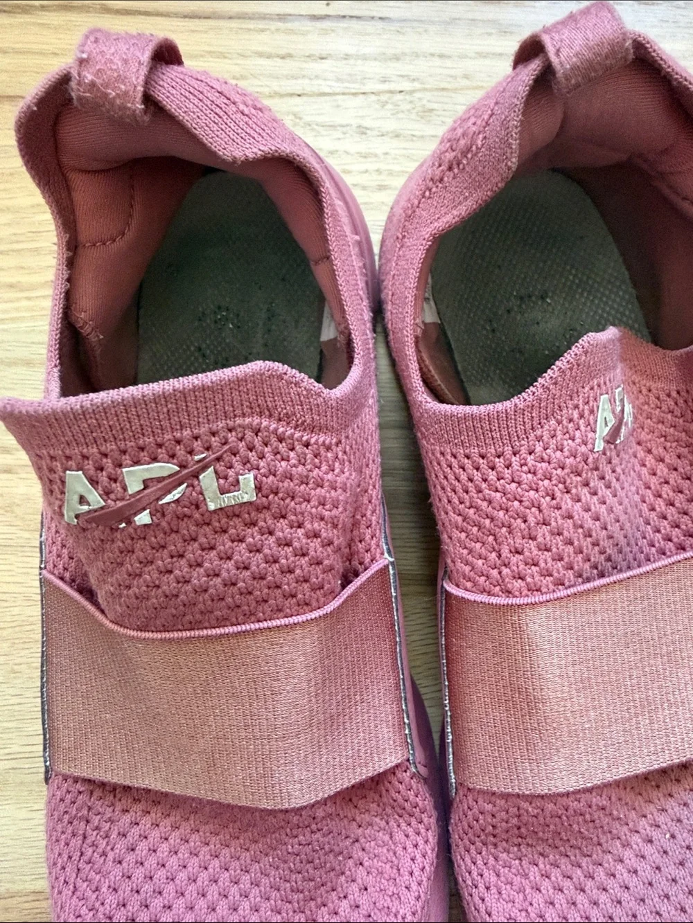 APL pink soles markings